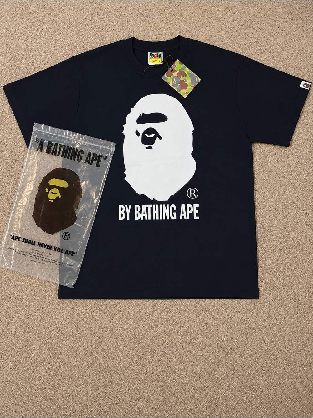 BAPE By Bathing Ape Bicolor Tee